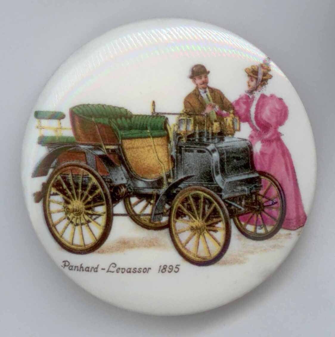 Transfer on Porcelain, Verbal &quot;Panhard-Levassor-1895&quot;