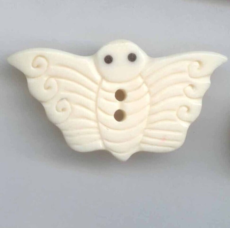 Butterfly, Bone with Horn Eye