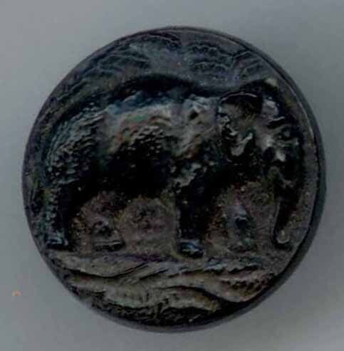 Elephant, Black Glass