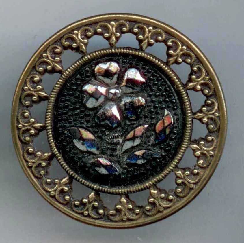 Black Glass in Metal