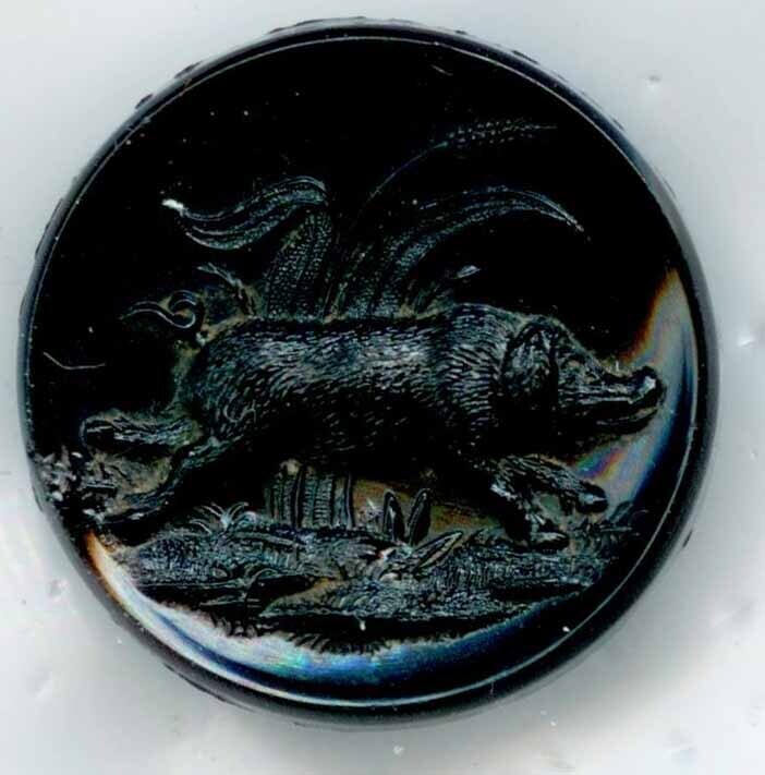 Black Glass Boar, Back Mark