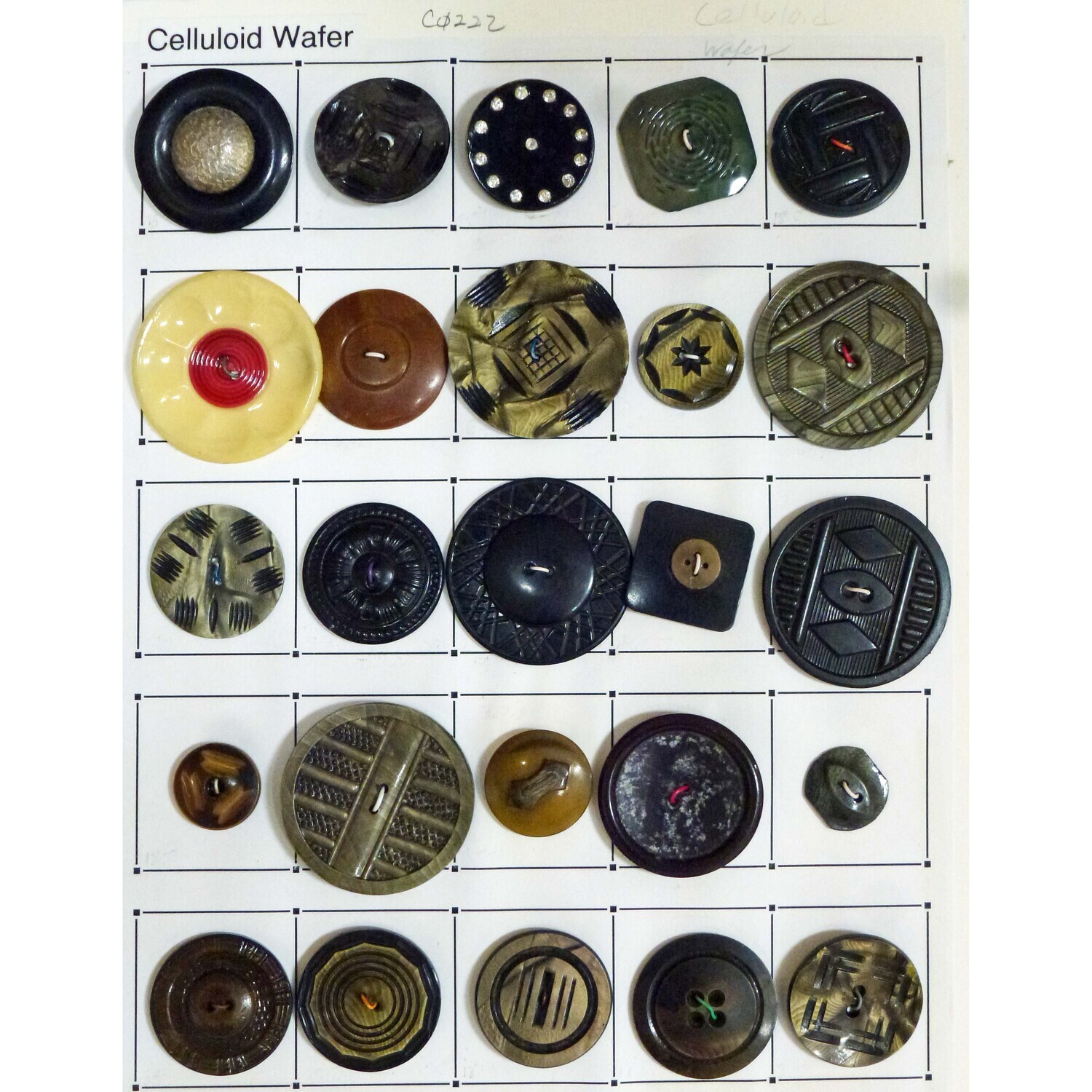 25 Celluloid Wafers