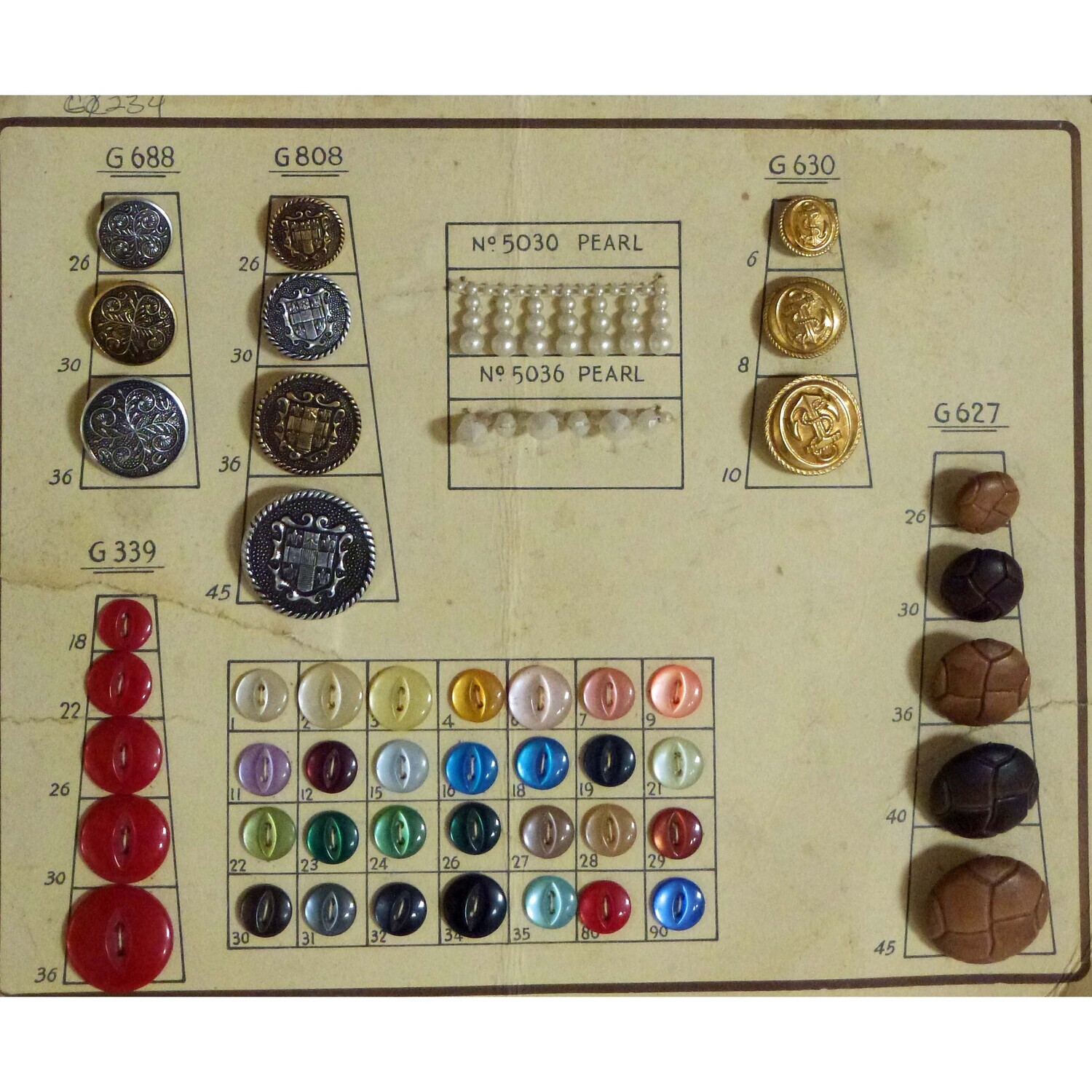Salesman&#39;s Sample Card