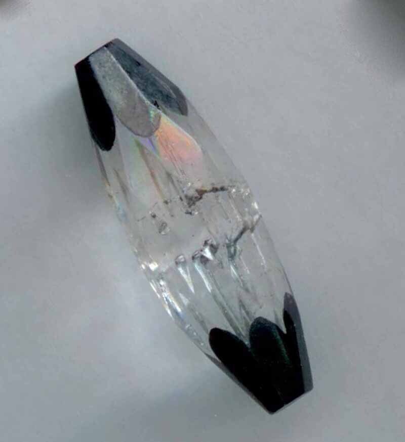 Faceted and Painted Glass