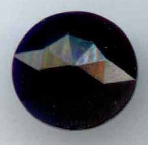 Black Glass with &quot;Pat Dec. 28, 1886&quot; back mark
