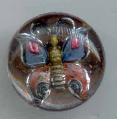 Two-Piece Glass Butterfly