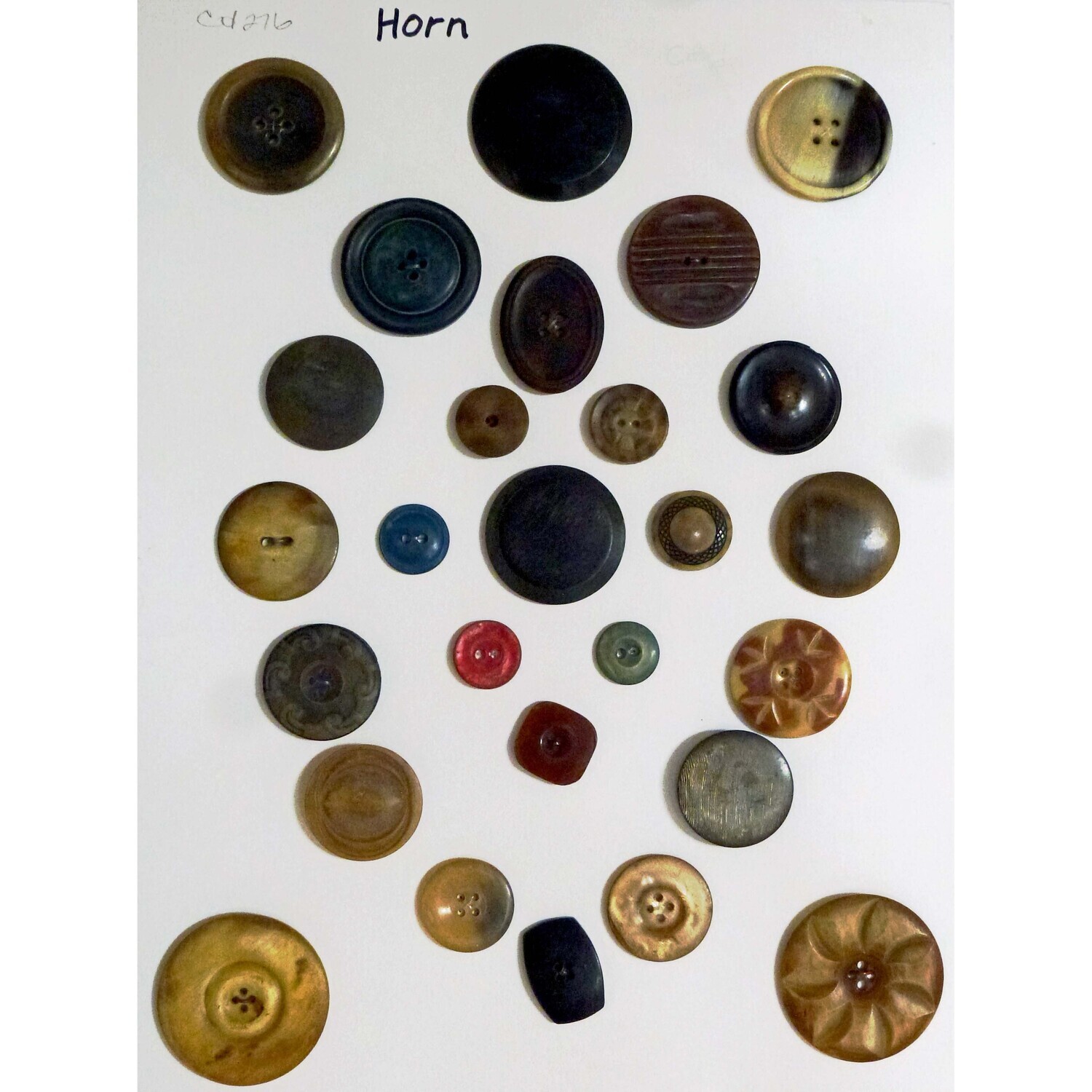 27 Horn Buttons