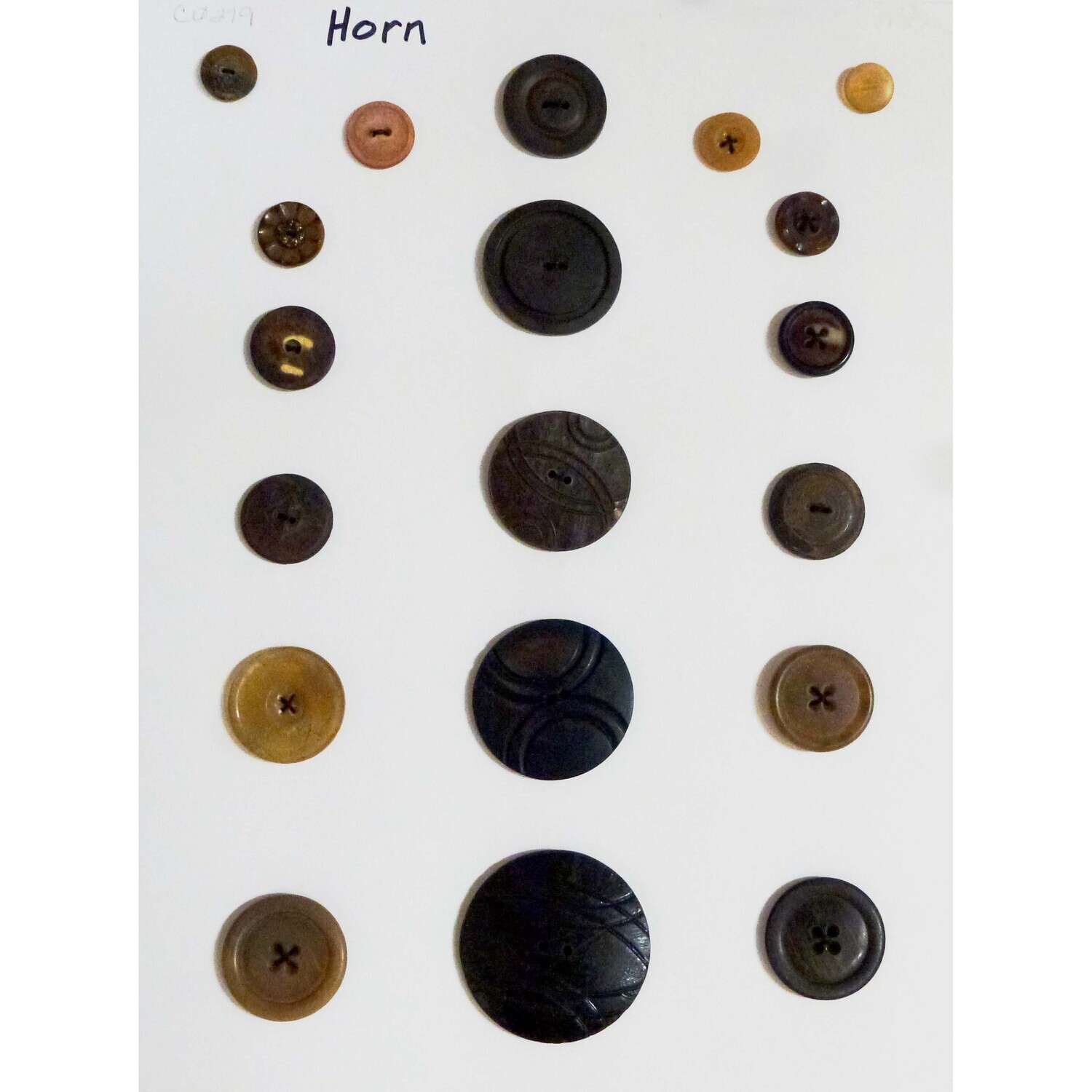 19 Horn Buttons