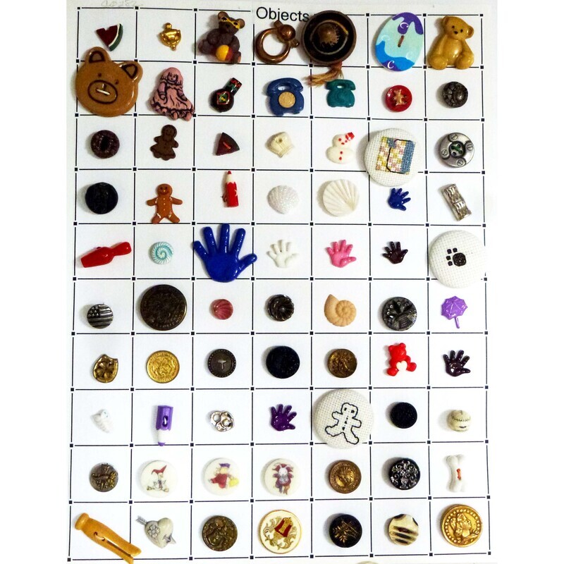 Card of 70 Objects