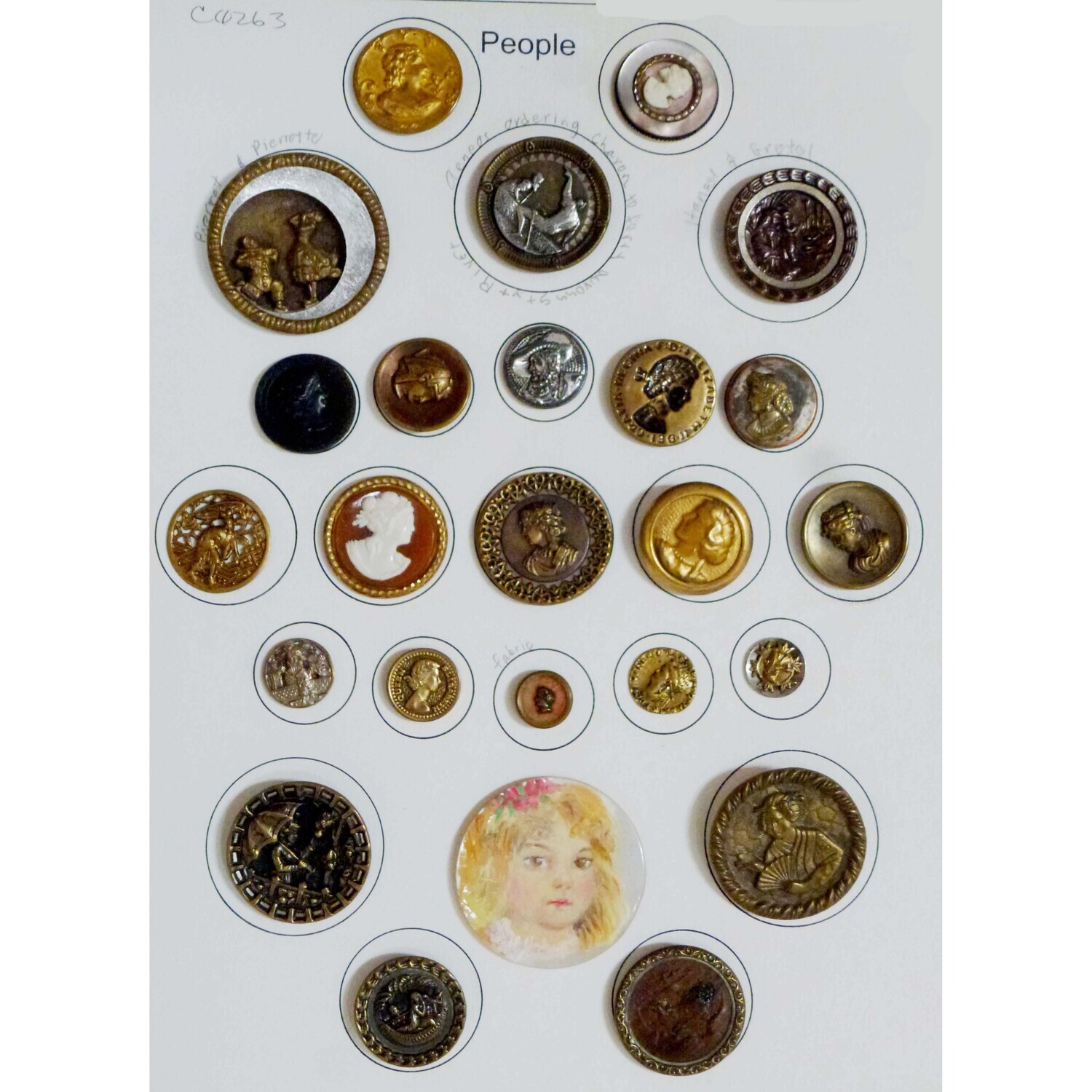 25 Buttons with People