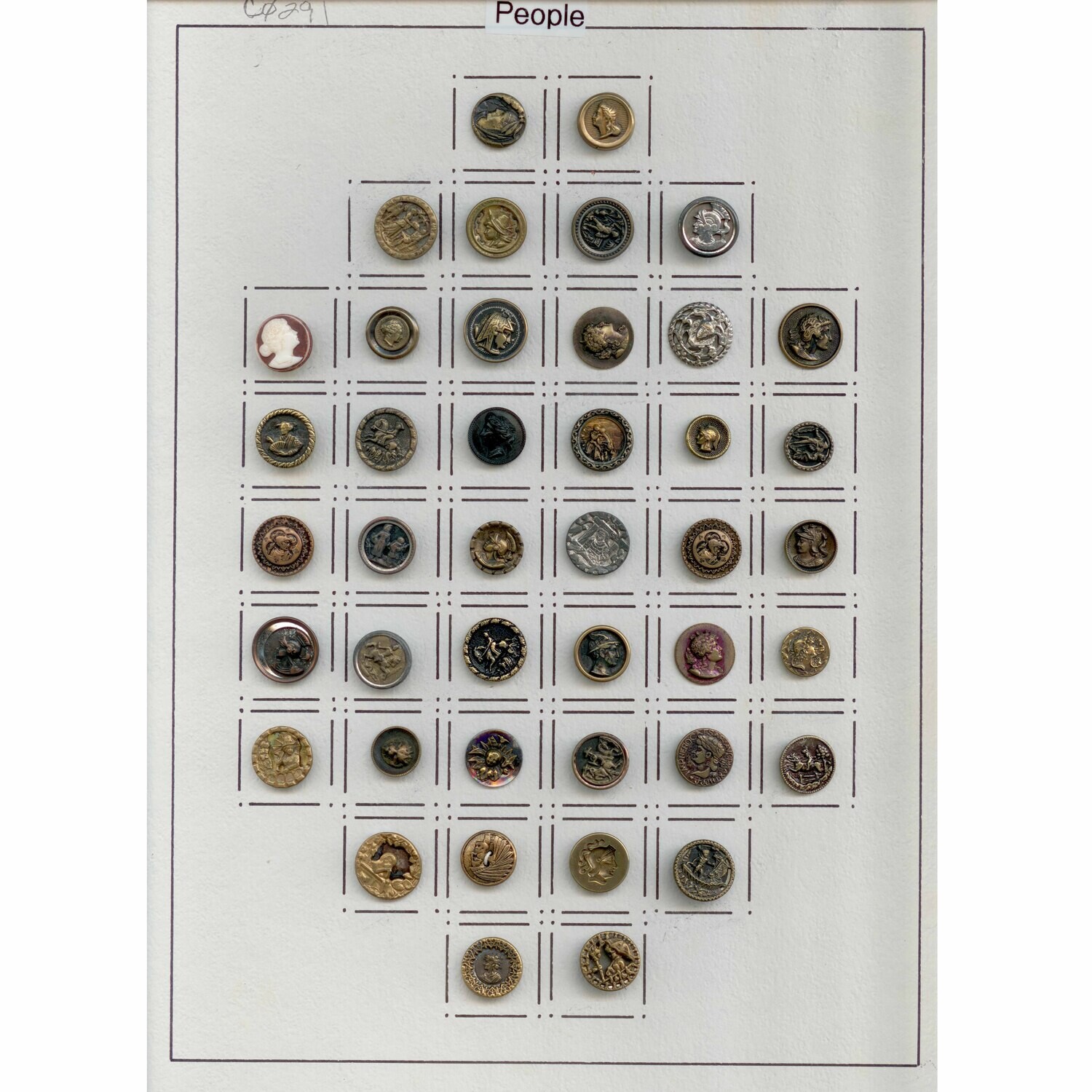 42 Buttons with People