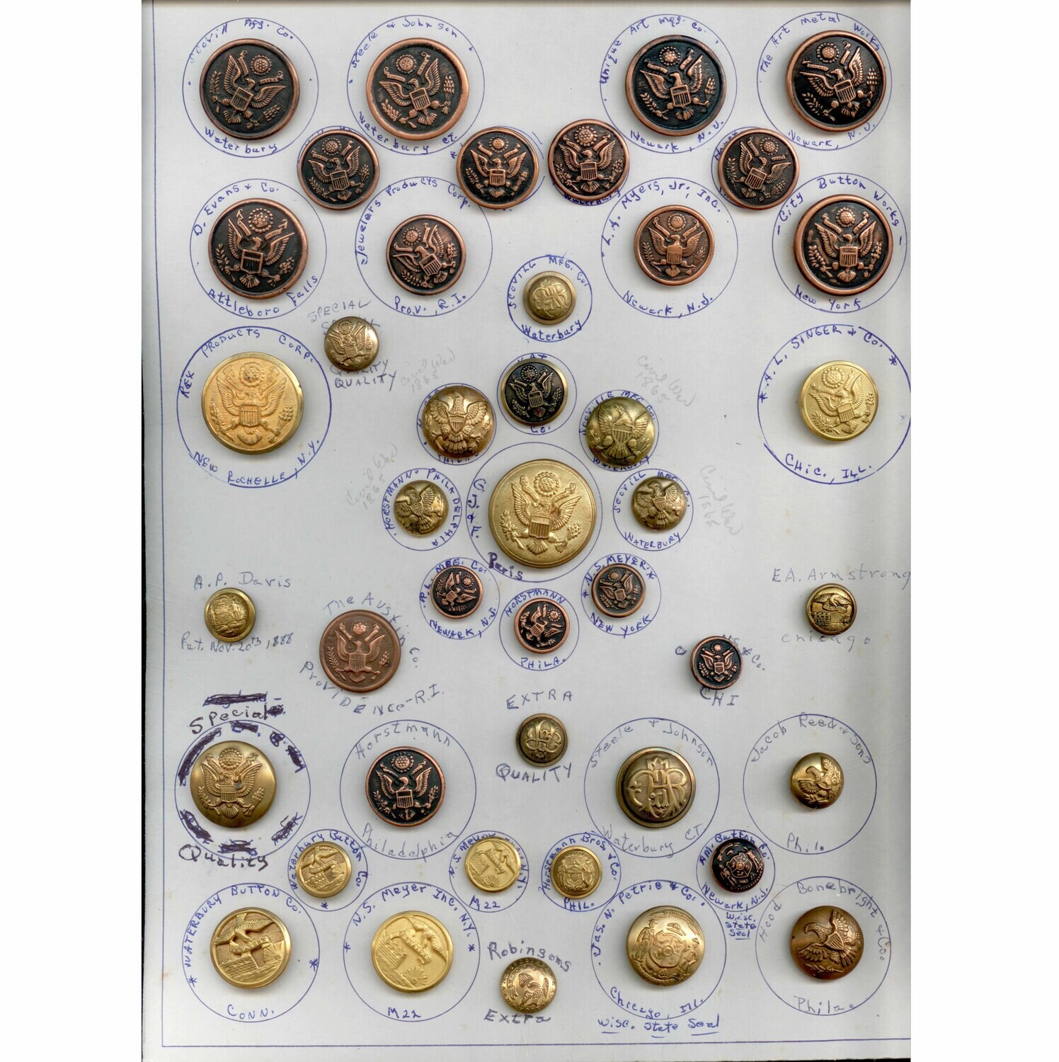 Uniform Buttons
