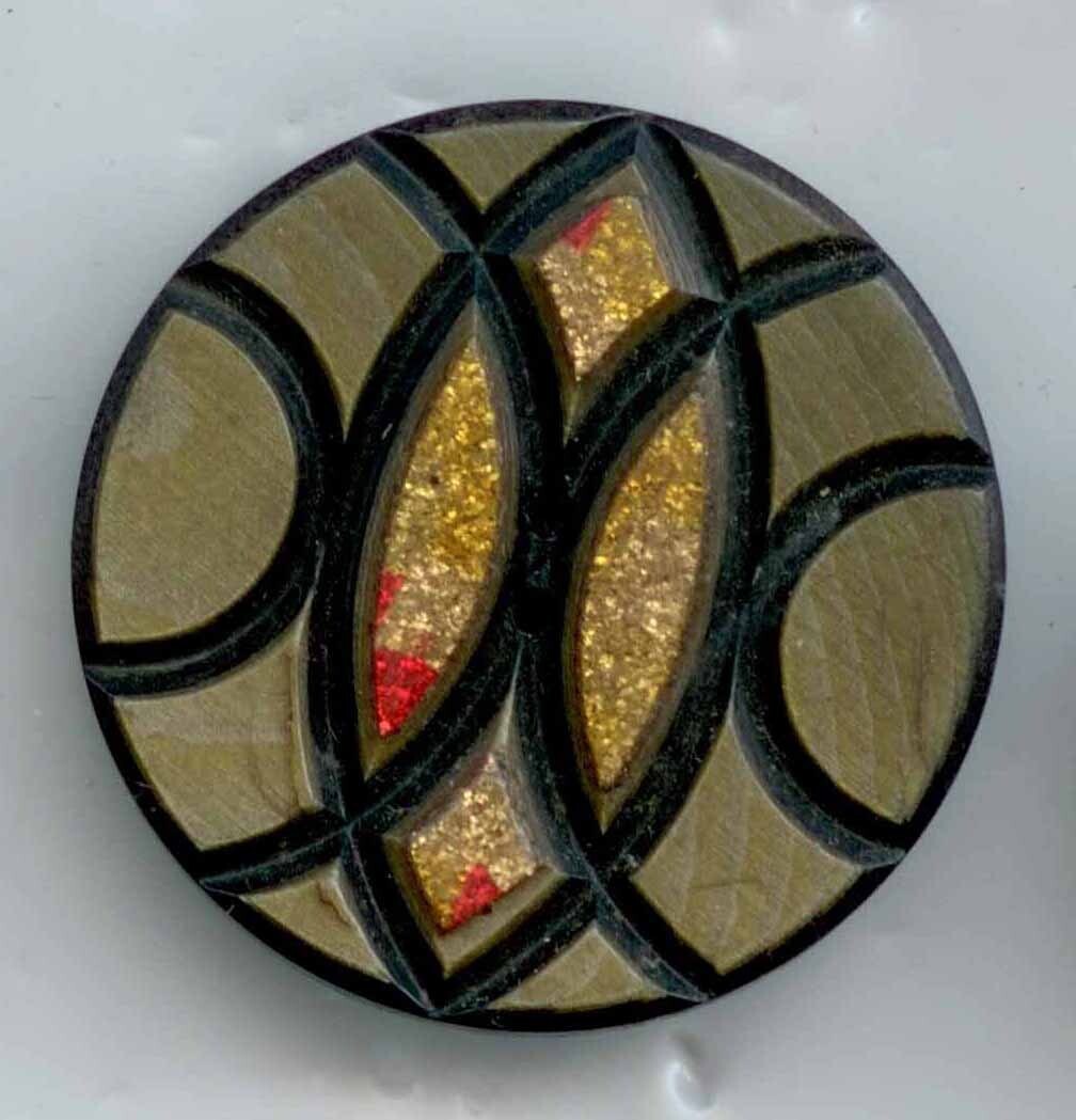 Celluloid Wafer with Glitter