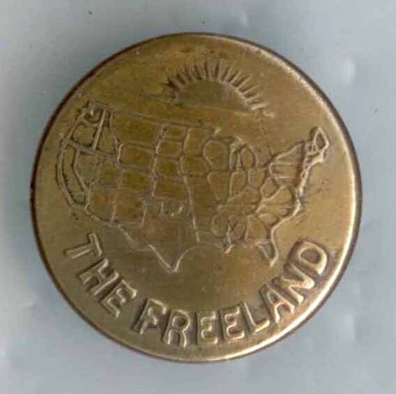 &quot;THE FREELAND&quot; Overall Button