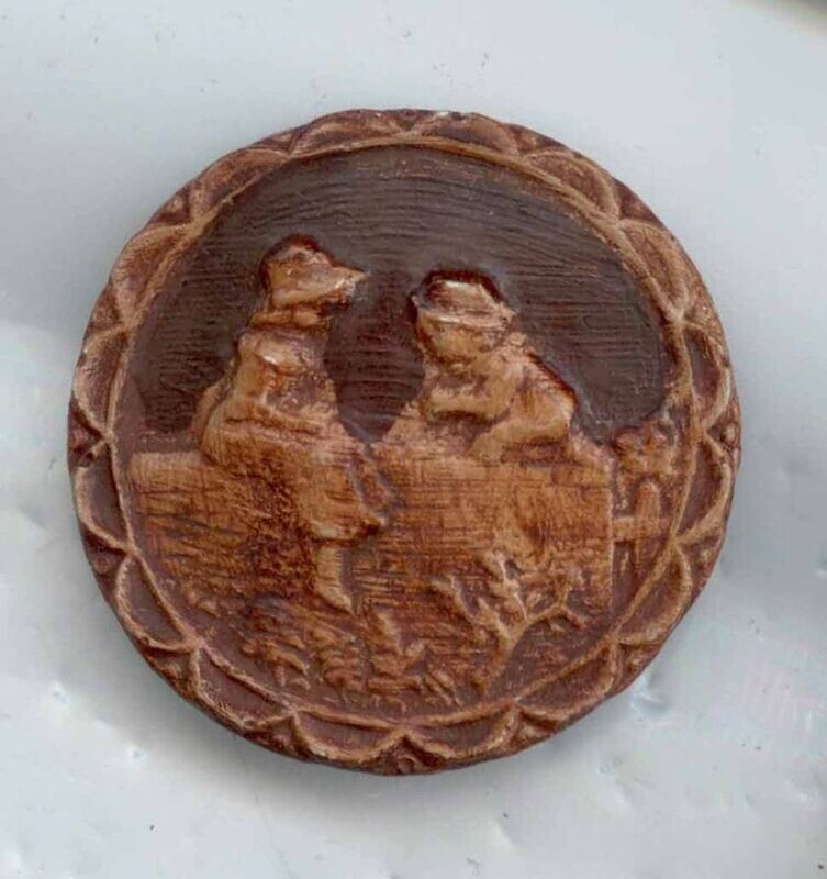 Glazed Ceramic, Kate Greenaway story button