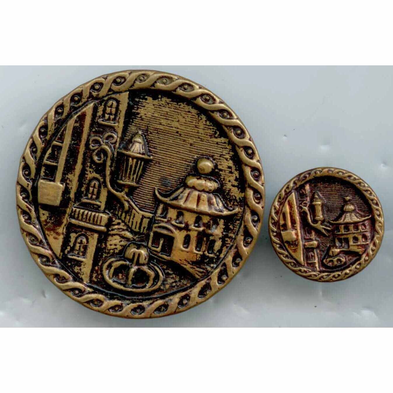 Street Scene, Pair (Large, Small)