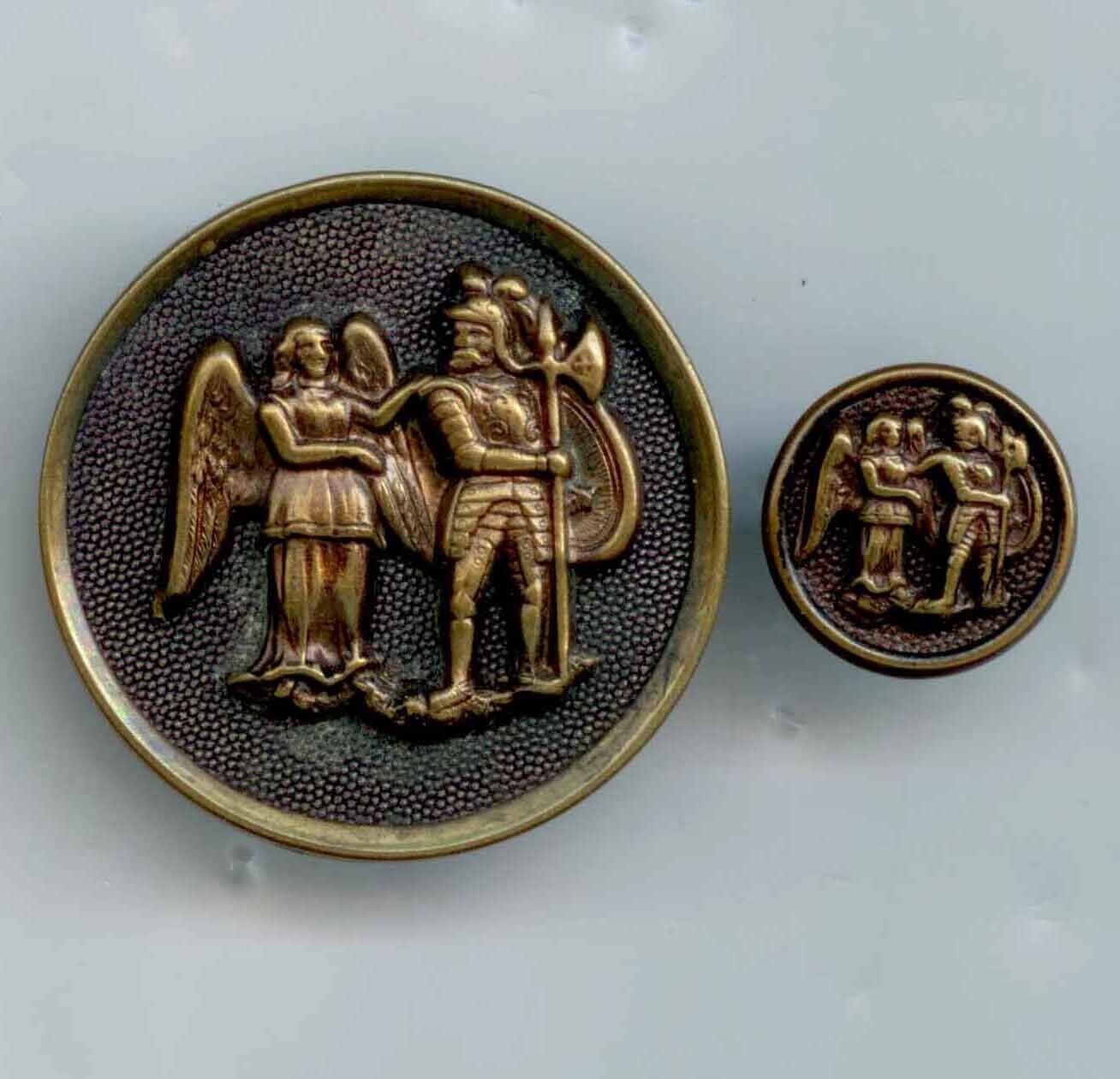Charlemagne &amp; Warning Angel, Pair