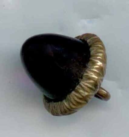 Glass In Metal, Realistic Acorn