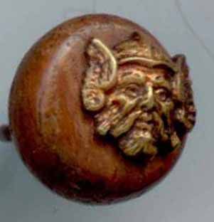Brass Head on Wood Ball