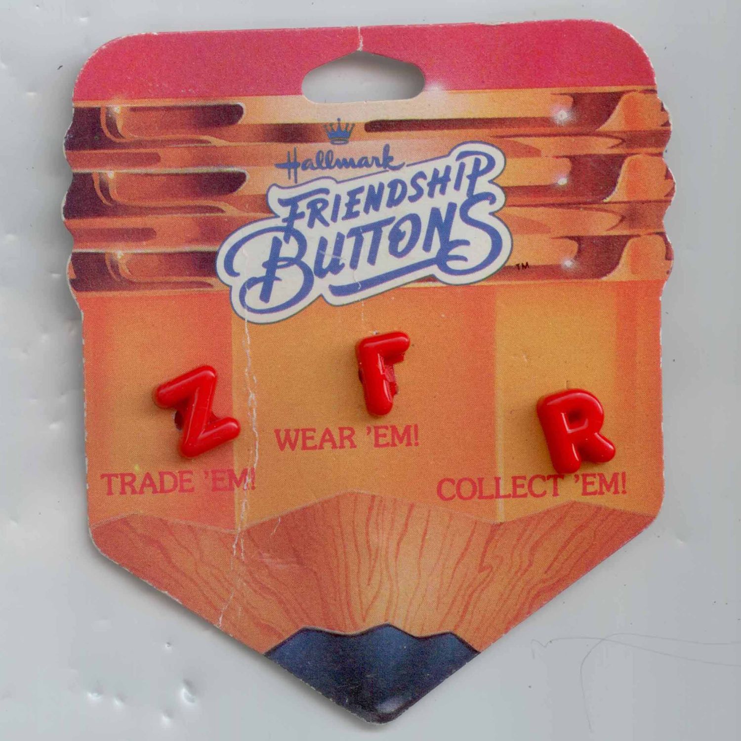 &quot;Friendship Buttons&quot; Original Card