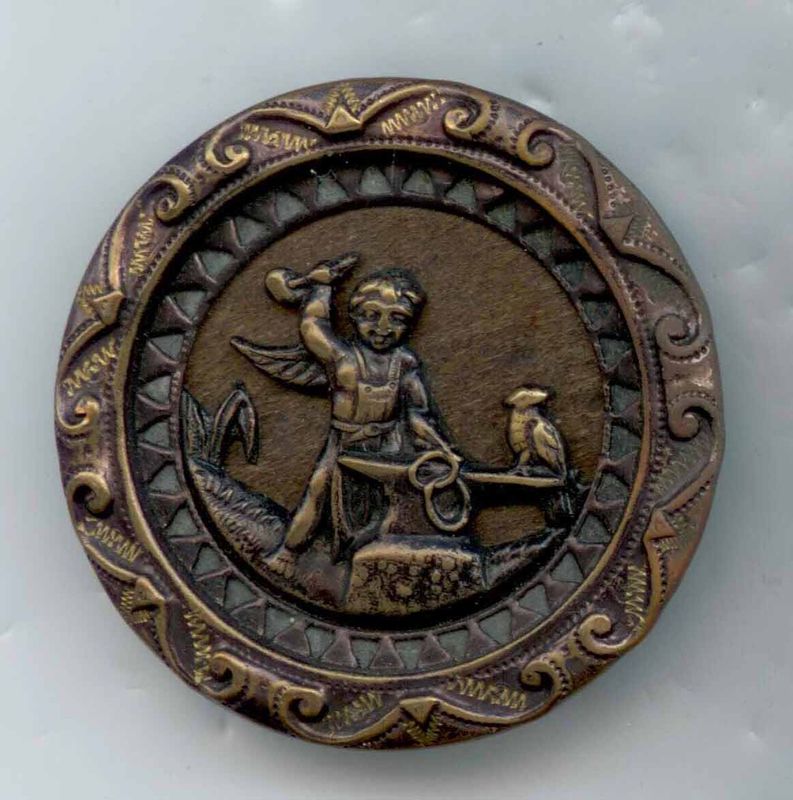 Forging Locks of Matrimony, Wood Background