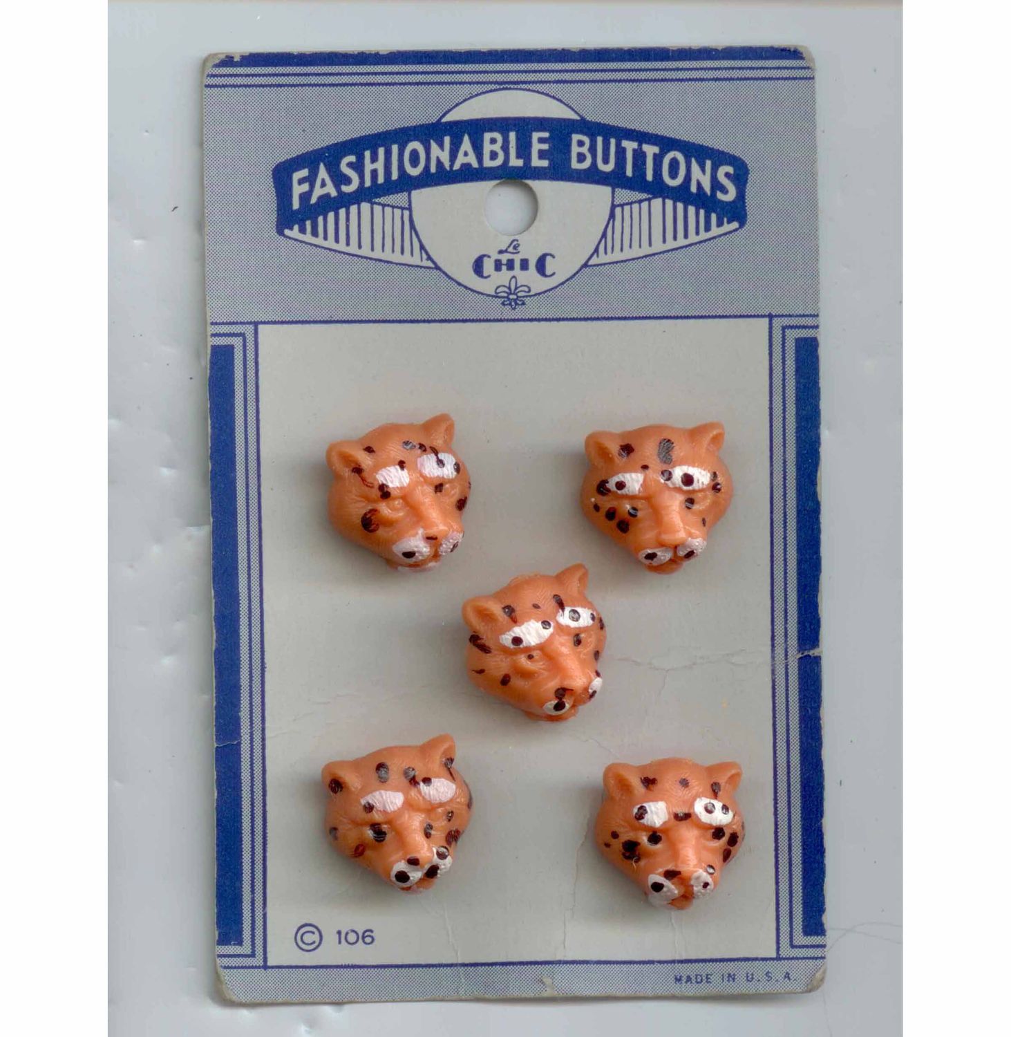 &quot;FASHIONABLE BUTTONS&quot; Original Card