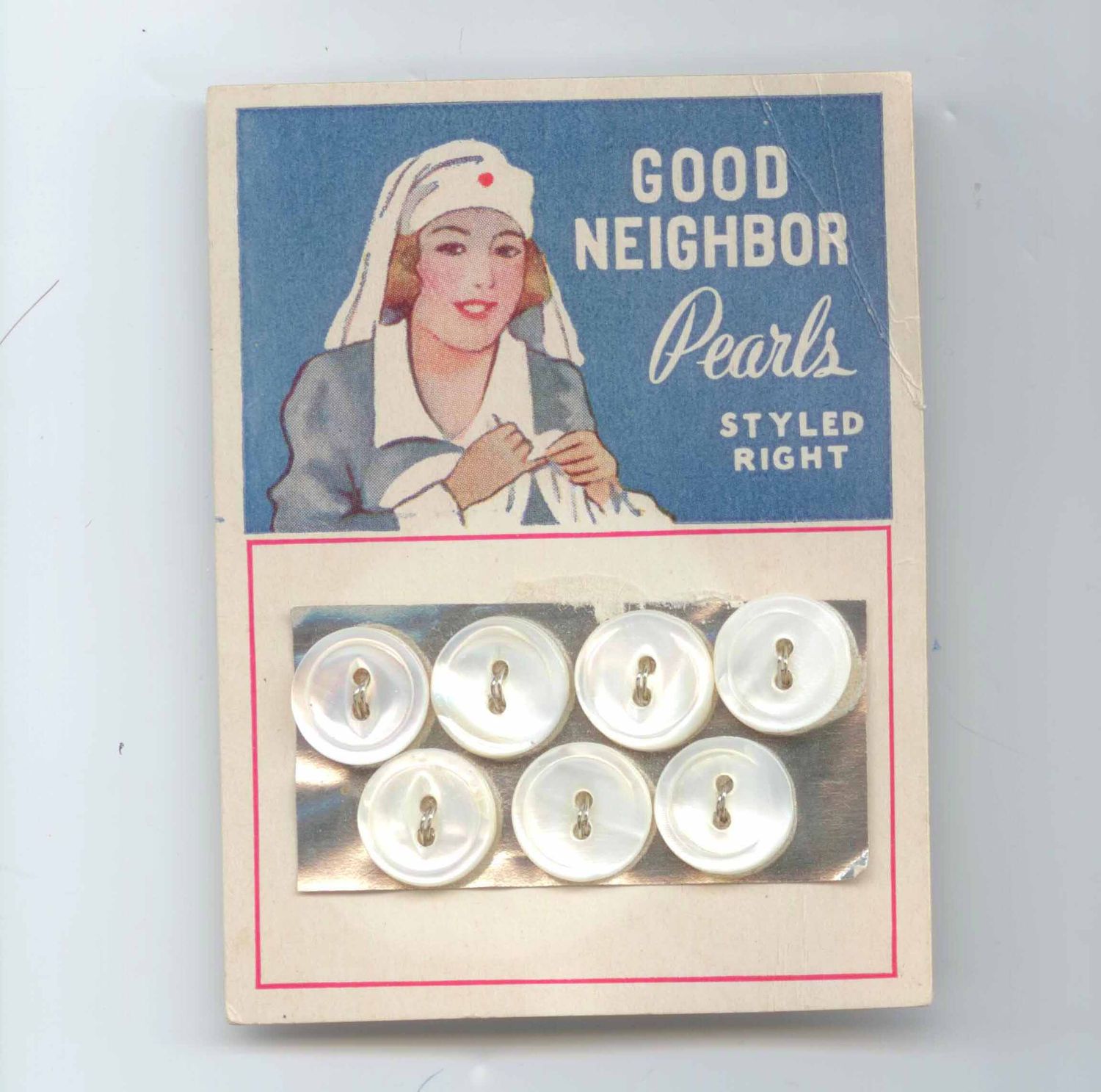 &quot;GOOD NEIGHBOR Pearls&quot; Original Card