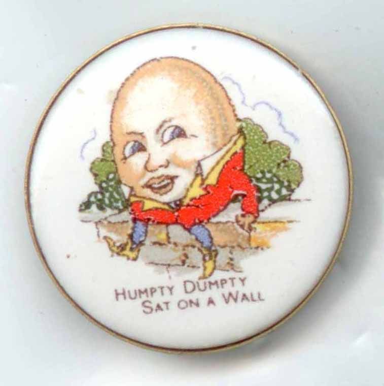 &quot;Humpty Dumpty&quot; Ceramic in Metal