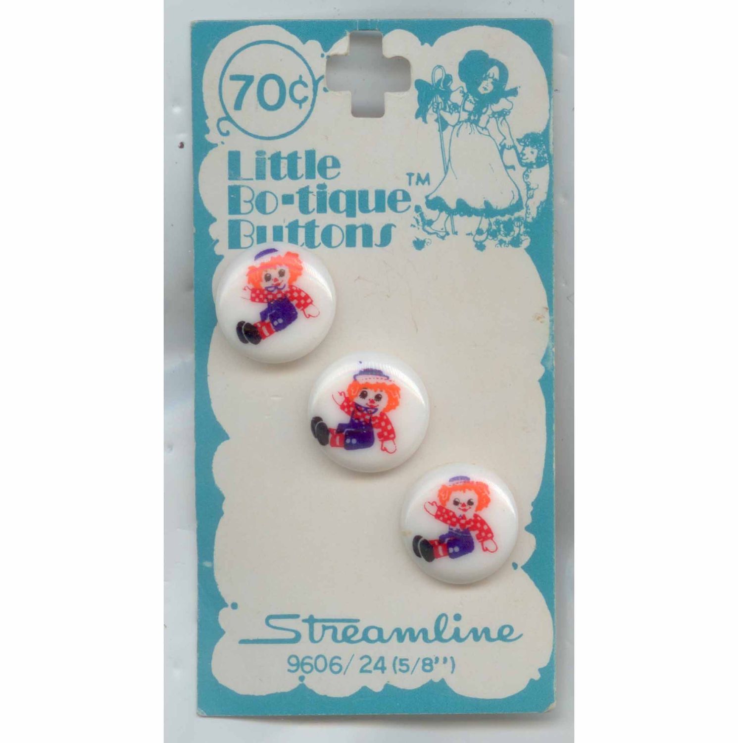 &quot;Little Bo-tique Buttons&quot; Original Card