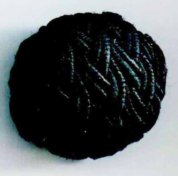 Woven and Wound Ball Button