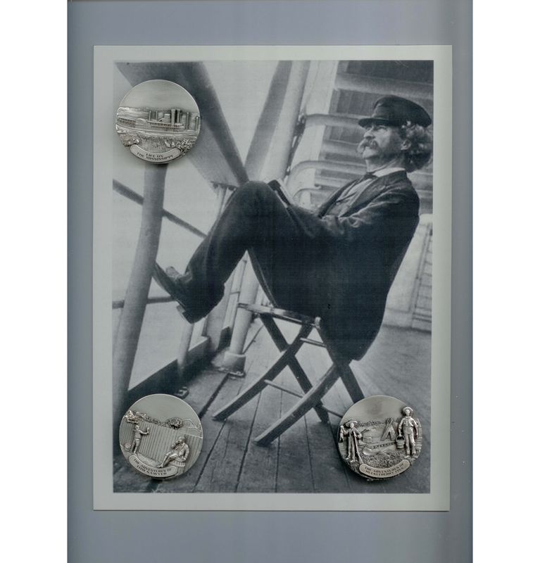 Battersea Pewter, &quot;Tom Sawyer &amp; Huck Finn&quot; Set
