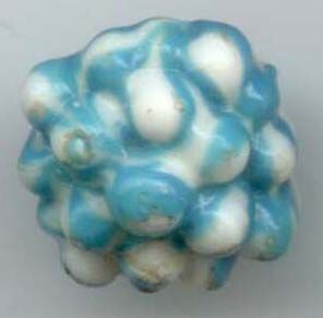 Swirl Back with Blue Overlay