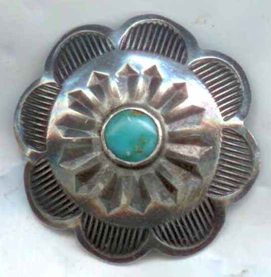 Silver with Turquoise