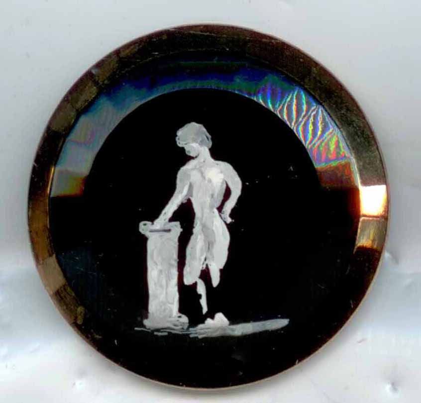 Painted Black Glass
