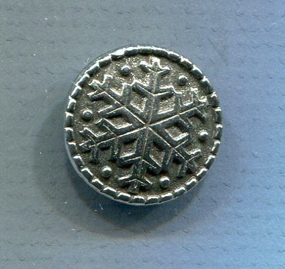 White Metal Snow Flake