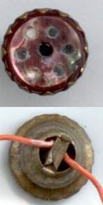 Steel in Shell in Brass