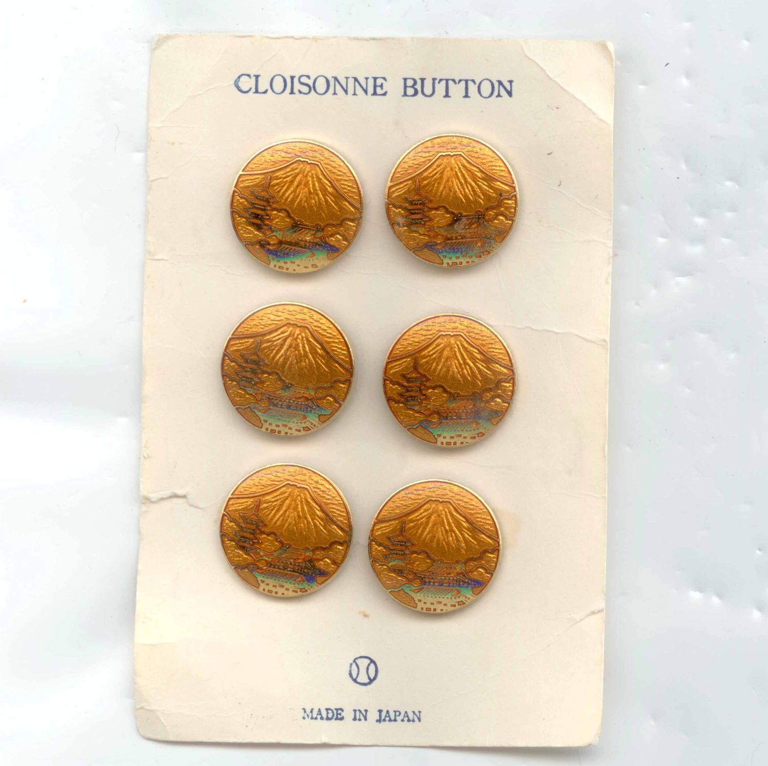 Cloisonne Button Set