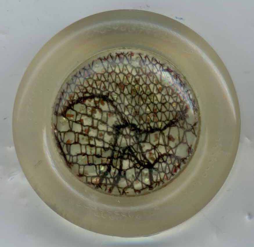 Lace Embedded between two layers of Polymer