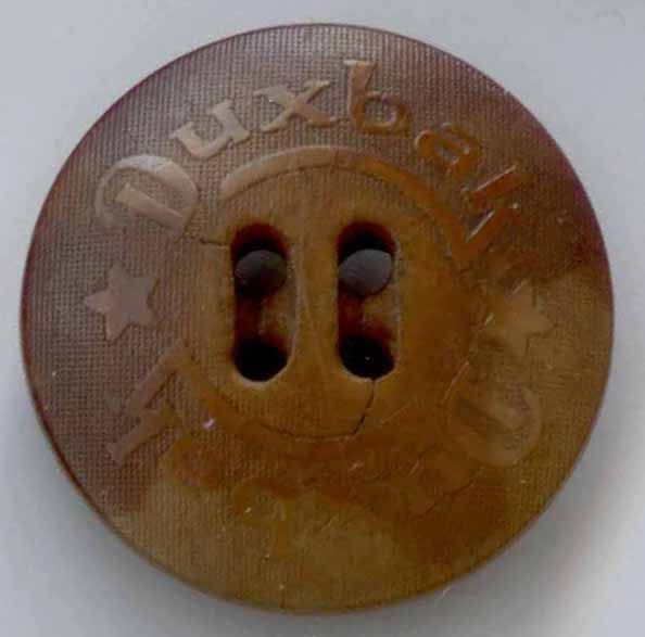&quot;Duxbak&quot; Designer Button, Vegetable Ivory