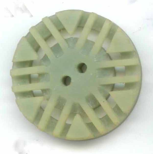 Double Cut Polymer Button