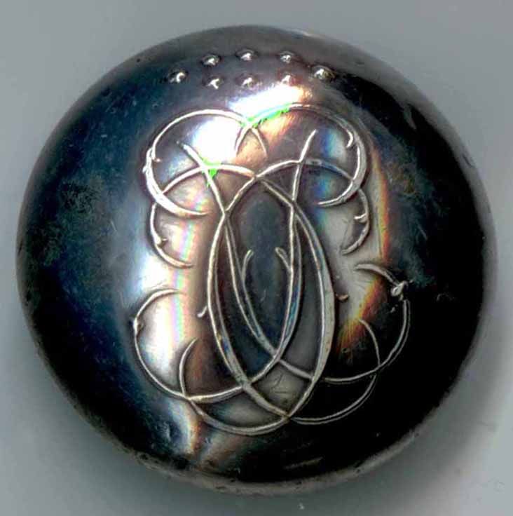 High Dome, Silver with Back Mark