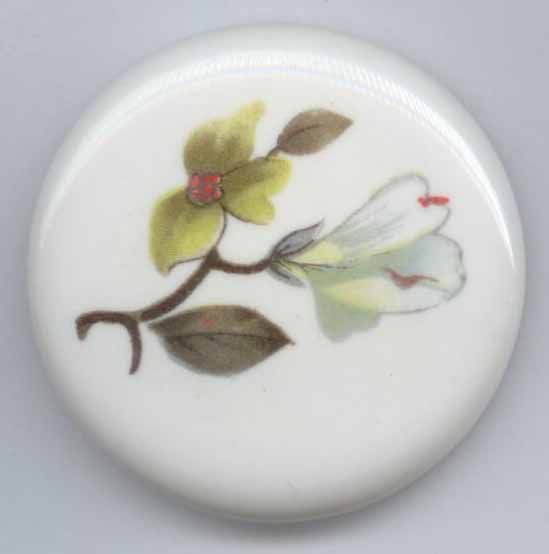Dogwood Flowers, Transfer on Porcelain