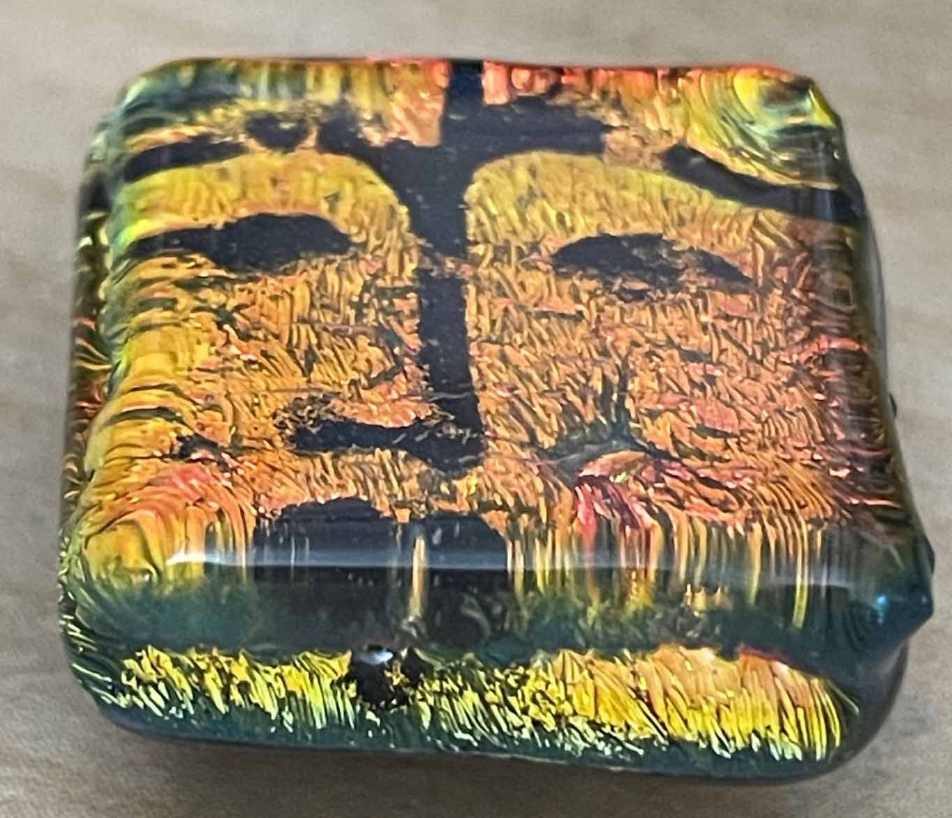 Fused Glass, Face or Mask?