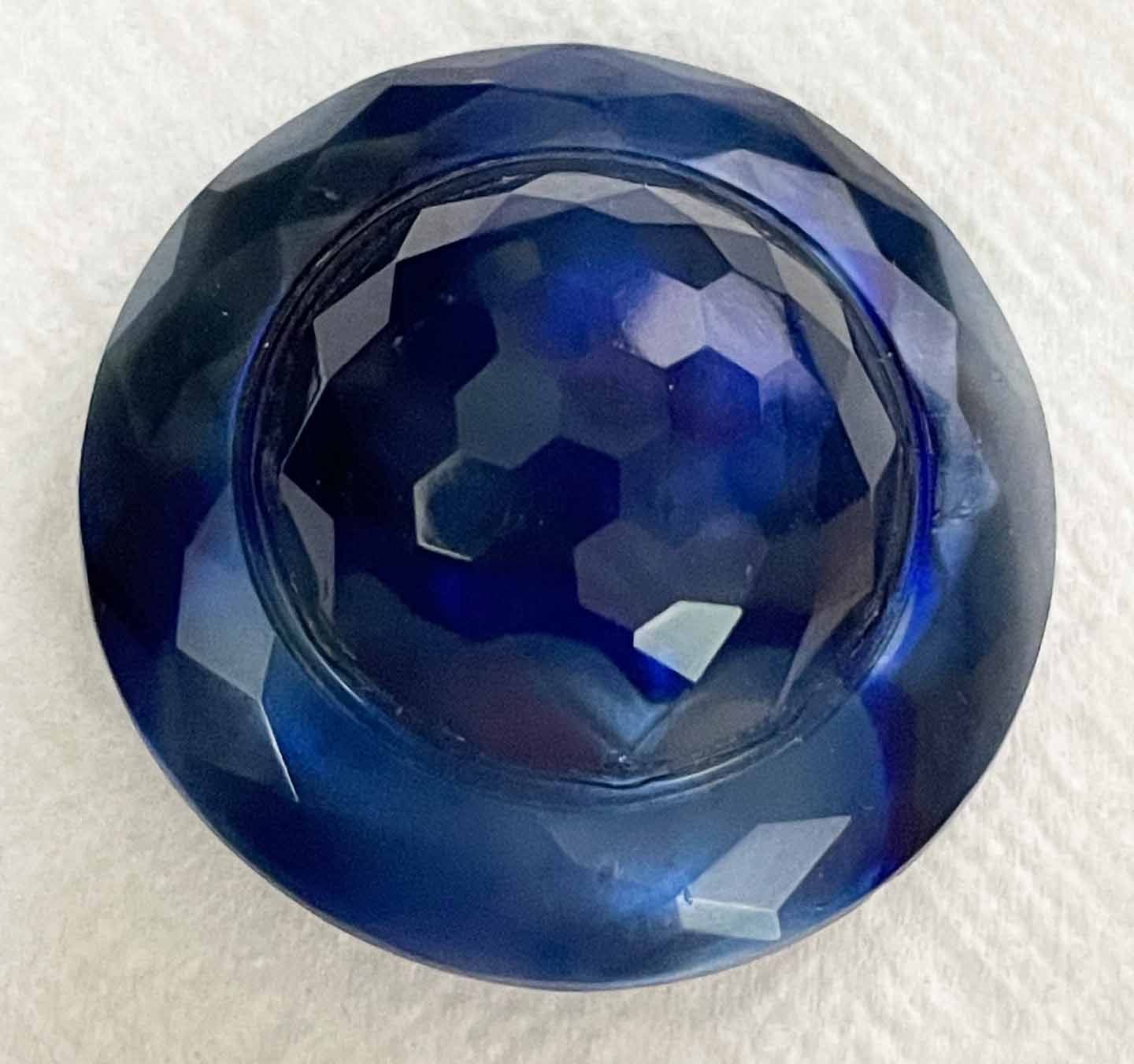 Faceted Glass, Cone Shank