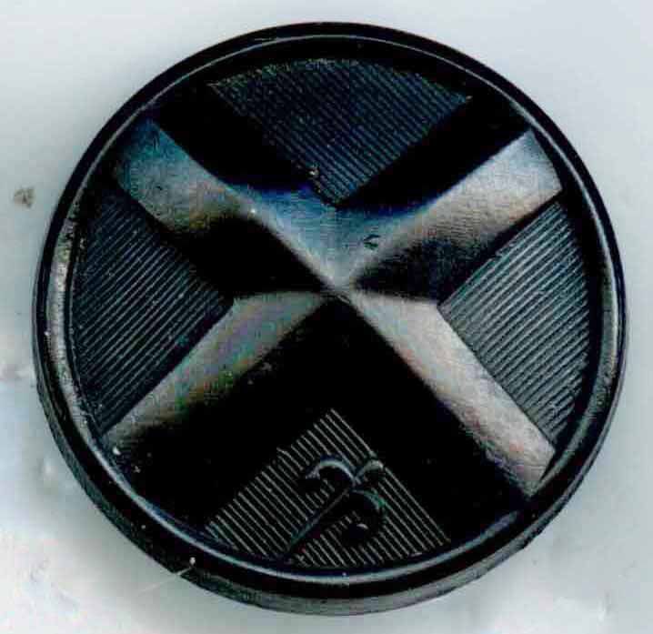 Horn with Cross &amp; Fleur-de-lis