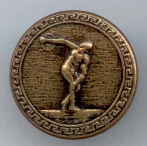 Discus Thrower, Greek Key Border
