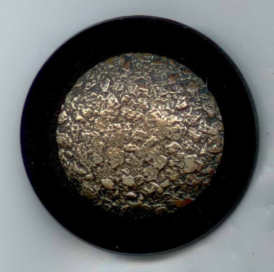 Celluloid with Brass All-Over Pattern