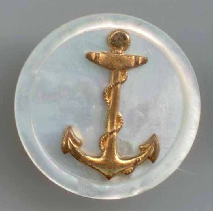 Shell with Brass Anchor