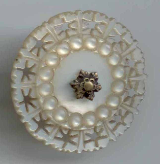 Carved Shell, Pin Shank