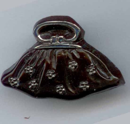 Brown Glass Purse